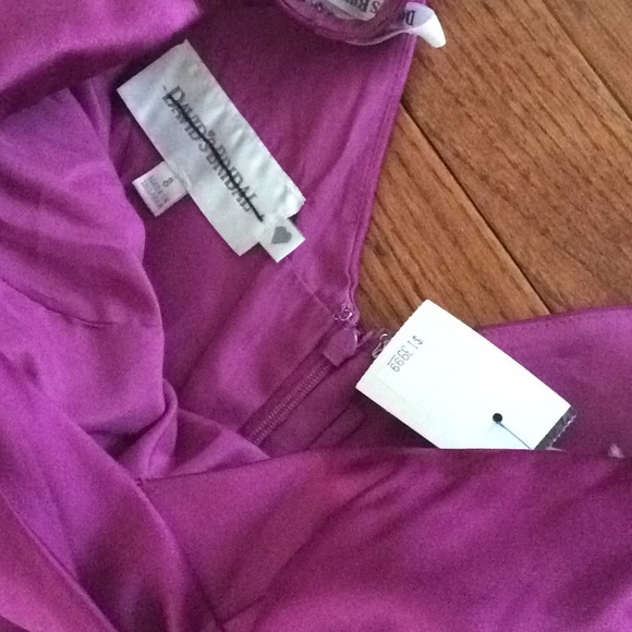 🆕 David’s Bridal purple pink pleated ball gown- 8 - Picture 4 of 6